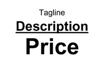 Simple Grocery Retail POP Sign